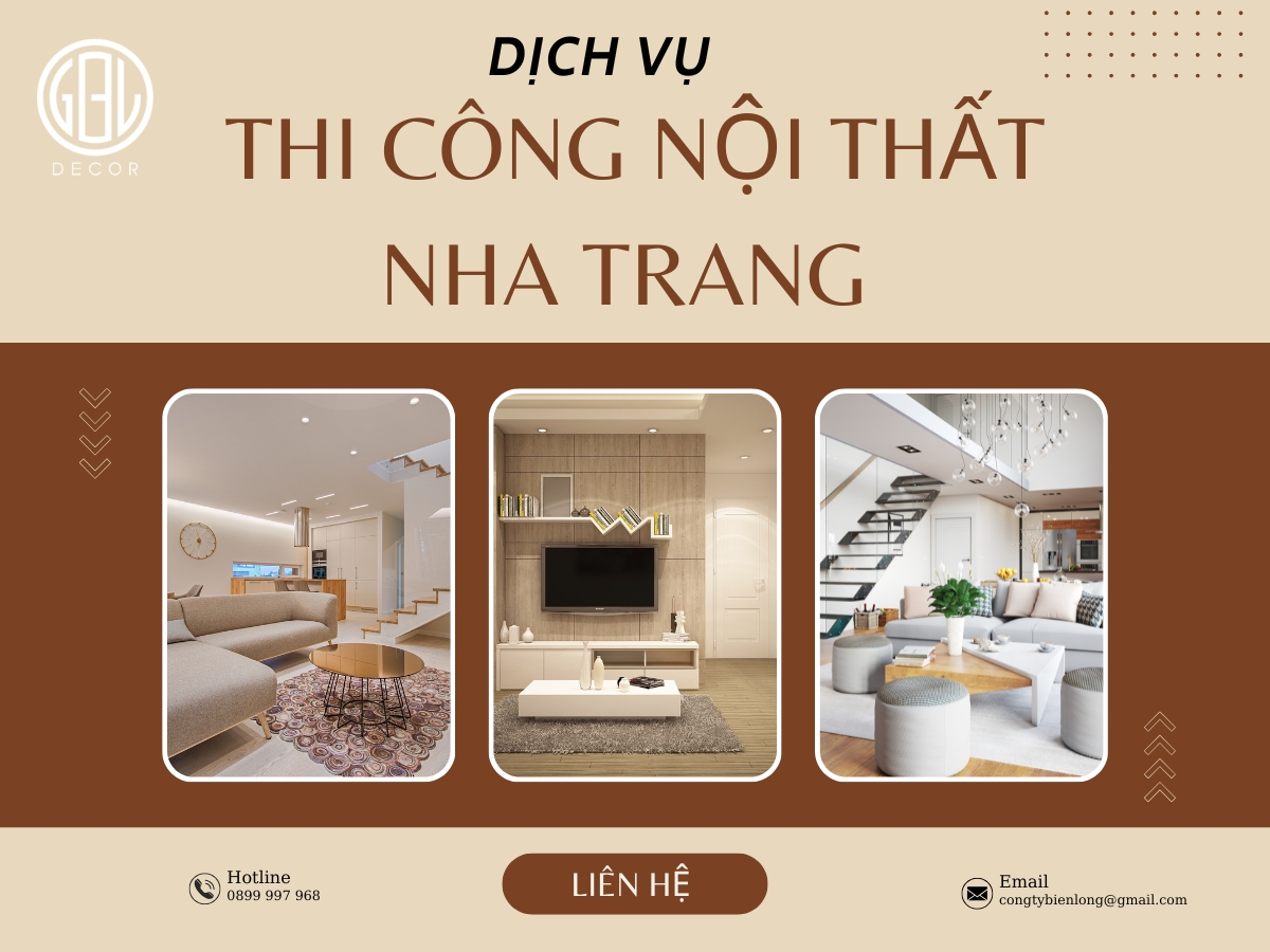Dịch vụ thi công nội thất Nha Trang
